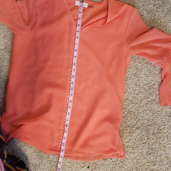 - - Calvin klein blouse salmon color blouse - Picture 5 of 5